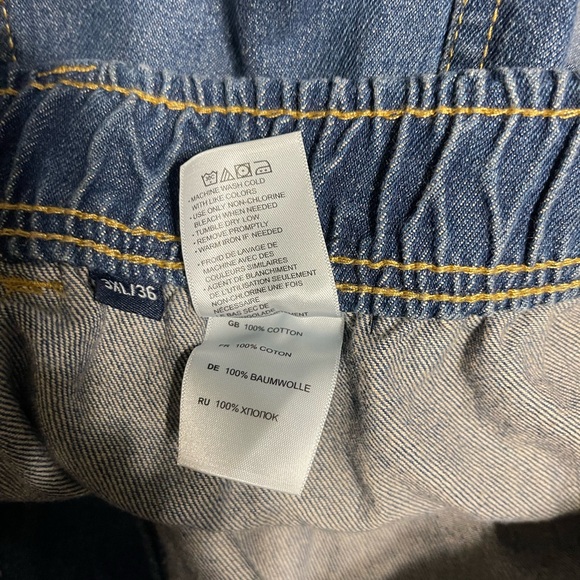 Men’s Harbor Bay Loose Fit Elastic Waist Denim Jeans 3x 36 - Picture 6 of 9